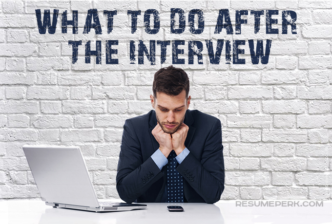 What to do after the interview