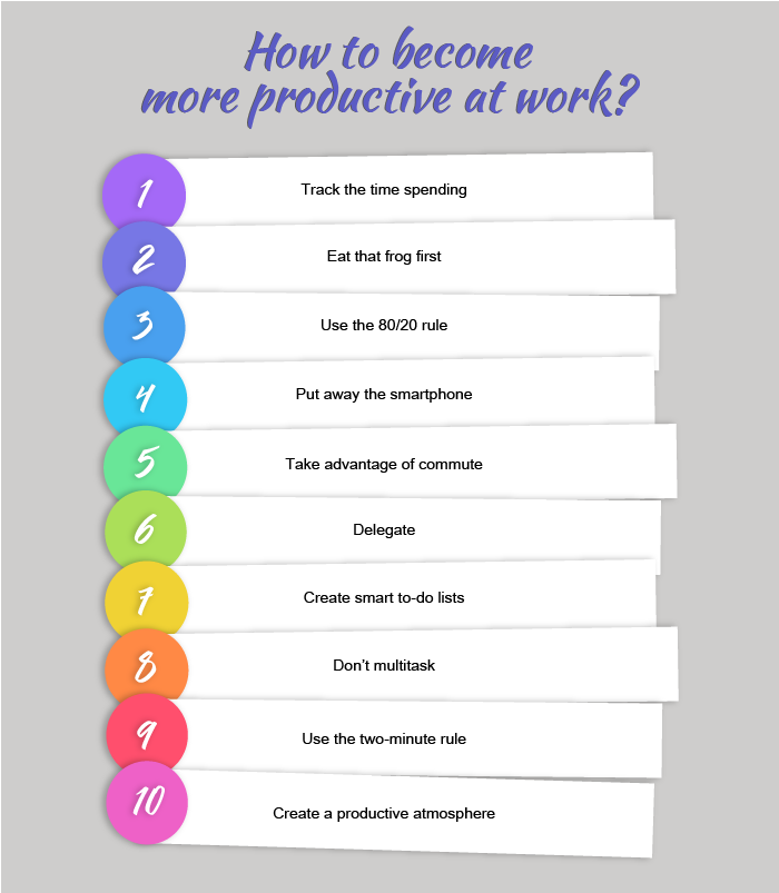 How to become more productive at work?