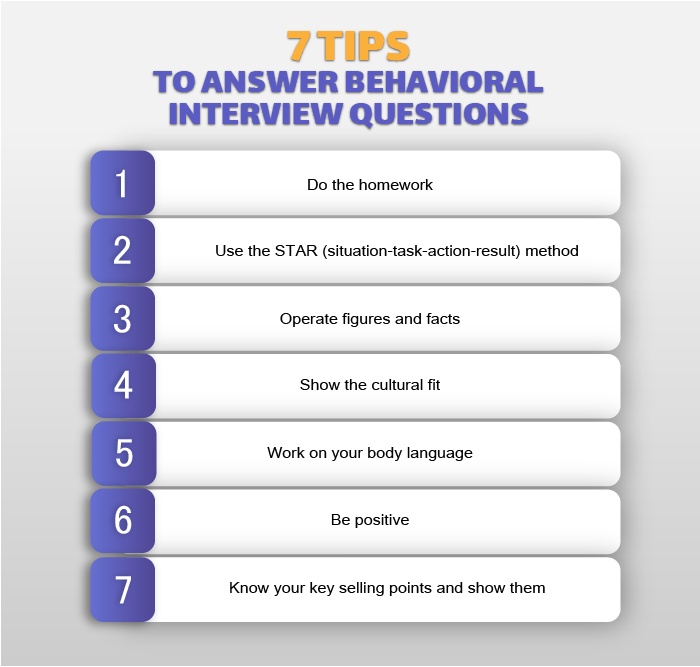 7 tips to answer behavioral interview questions