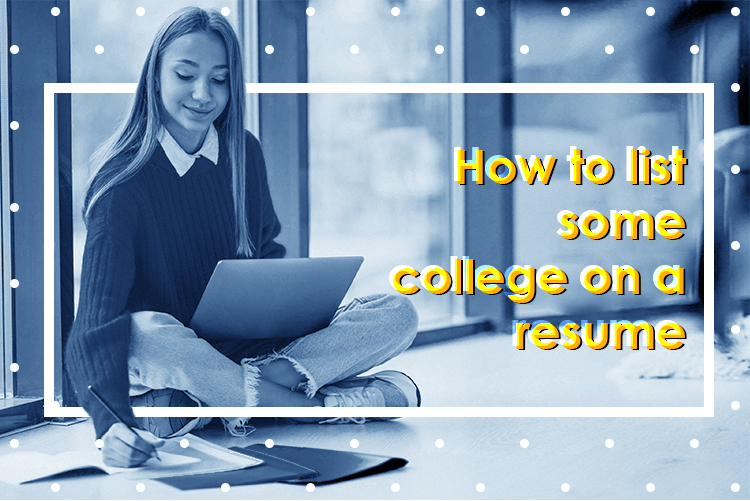 Listing Resume Education