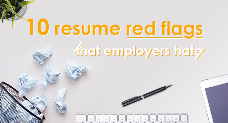 10 red flags in resume