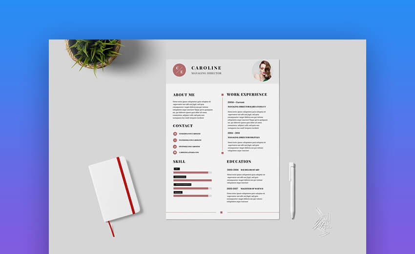minimalist resume templates